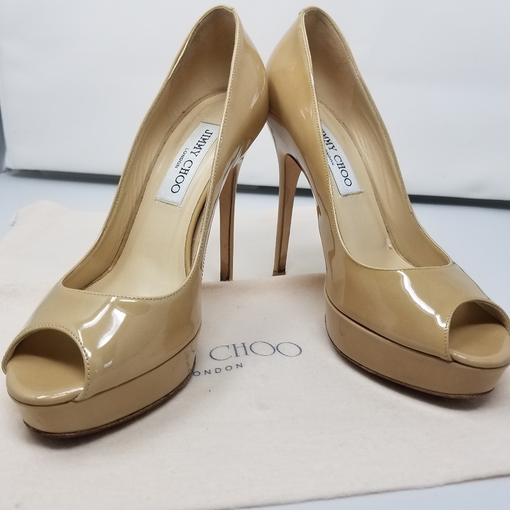 Jimmy Choo Nude Heels❤SALE